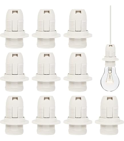 Douille E14 En Plastique Noir Avec Borne à Ressort Et Demi-filetage - Pour Lampes Décoratives Intérieures