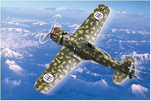 Hobbyboss 1:72 Scala Italiana MC.200 Saetta Kit di Assemblaggio, Lunghezza 113.8mm, Apertura alare 146.6mm