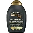 OGX Hydrate & Defrizz Kukui Oil Conditioner (385 ml), feuchtigkeitsspendende Haarspülung mit Kukuinussöl, Anti Frizz Formel f