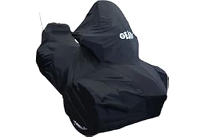 GEARS Waterproof 3-Wheel Motorcycle Cover Compatible with Can-Am Spyder RT & RT Limited-Fits Models 2019 & Prior - With Self-Storage Bag - 3-Wheeler Motorcycle Accessories for Indoor & Outdoor Storage