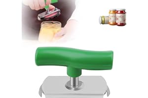 Funtery Arbeitssparender Dosenöffner, Glasöffner Schraubdeckelöffner, Jar Opener, Effortless Arthritis Dosenöffner Senioren für Familie, Picknick,Geschäft