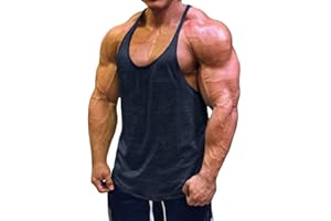 Muscle Cmdr Canotte Uomo Palestra,Canotte Bodybuilding Stringer, T-Shirt Fitness, Sportivo Tank Top