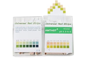 AMTAST pH Test Strips Testing Alkaline and Acid Levels in The Body pH Level Tests