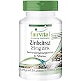 Zink Tabletten - 25mg Zink (elementares Gehalt) pro Tablette - aus Zinkcitrat - HOCHDOSIERT - VEGAN - 60 Tabletten