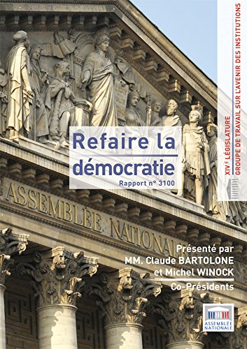 Rapport du groupe de travail sur l’avenir des institutions
