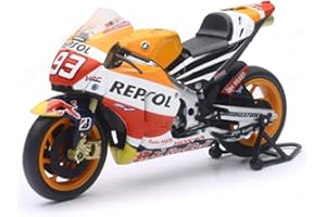 NEWRAY New Ray - Réplique Miniature - Moto Repsol Honda Team RC 215 Du Pilote Marque Marquez n°93 - Modèle Réduit De Collection Et De Jeu Pour Les Fans De Moto - Adapté Au Enfant De 8 Ans Et Plus