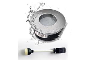 Sweier Spot Encastrable IP65, Downlight Plafond Encastrés à GU10 étanches Pour Salle de Bain et Cuisine (Ampoule Non Incluse) Trou Φ68mm Lot de 1