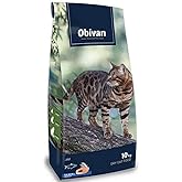 Obivan Premium Yetişkin Kedi Maması Somonlu 10 Kg - Hipoalerjenik, T&uuml;y D&ouml;k&uuml;lmesini Azaltan, Kolay Sindirilen, Bağışıklık G&uuml;&ccedil;l