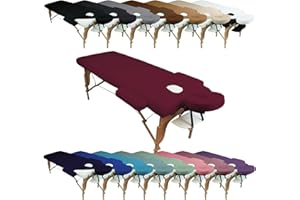 Vivezen - Kit Complet de Housses pour Table de Massage - Éponge- Plusieurs Coloris