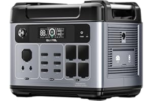 OUKITEL P2001 Plus Powerstation, 2048Wh Solargenerator mit LiFePO4 Akku, 13 Steckdosen, 2400W Notstromaggregat mit, 1800W Superschnelles Laden für Wohnung Reise Camping