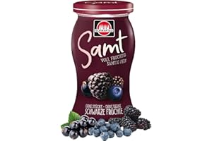 Schwartau Samt Schwarze Früchte, Fruchtaufstrich ohne Stücke und ohne Kerne, 270g