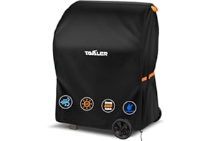 Tavaler Pokrowiec na grilla, odporny na warunki atmosferyczne, 90 x 70 x 110 cm, tkanina Oxford 600D, pokrowiec na grill gazowy, pokrowiec ochronny do grilla Weber, Enders, Char Broil