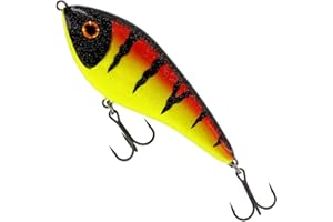 Westin Swim Glidebait 15cm 107g - Suspender Jerkbait, Farbe:Alert Perch