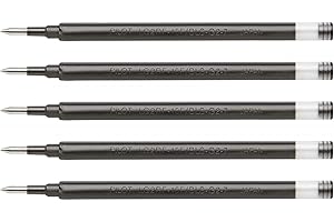 Pilot G2 07 - Ricariche per penna gel, 5 pezzi, colore: nero