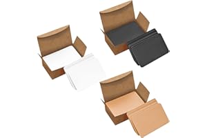 Vanra - Petites fiches vierges en papier cartonné - Dimensions : 8,9 x 5,1 cm - Non lignées - Avec coins arrondis 300/Pack Couleurs assorties