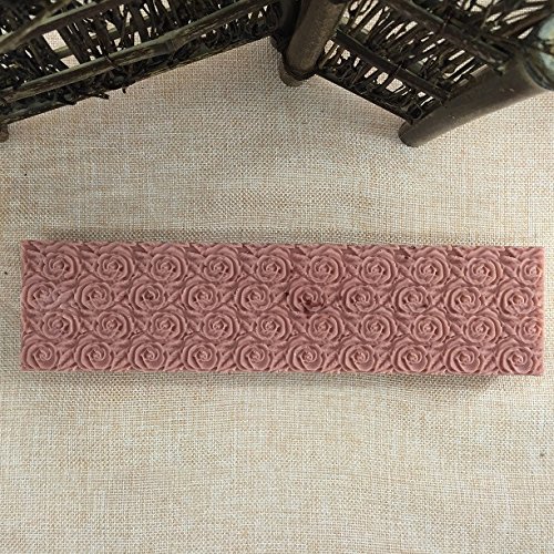 e2o Tech Rose Muster Silikon Kastenform Seifenherstellung Formen und Holz Box mit Doppel-Abdeckung für Homemade Seife Laib Crafts - 5
