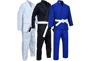 URBANSBEE Kimono Jiu Jitsu, BJJ Gi Premium ligero Jiu Jitsu uniforme para hombres mujeres de mma artes marciales entrenamiento