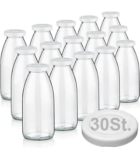 DOITOOL Schneemann Saftflaschen 10 Stück 500ml - Weihnachtliche Getränkeflaschen