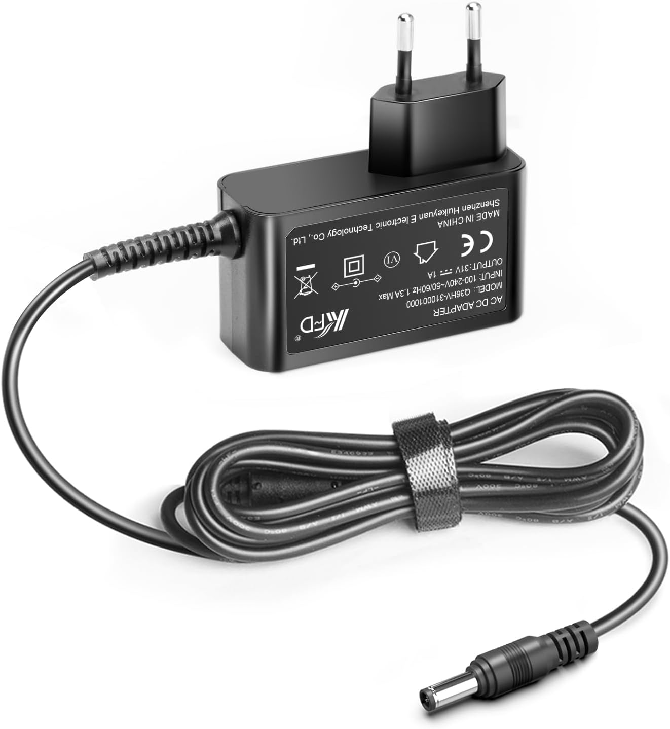 KFD 31V 1A Adaptador Cargador Aspiradora para Xiaomi Vacuum Cleaner G20 D205 BHR8831EU, G20 MAX D206 BHR8828EU GC32-310100-2A Escoba sin Cable Fuente de Alimentación Alimentador (Not for Lite)