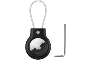 Oumida Fodral för Apple AirTag trailer säker hållare med kabel, robust anti-förlust säkerhetslås Airtag Case, med insexnyckel