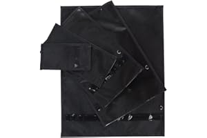 Nicear Juego de 5 Bolsas Faraday ignífugas, Impermeables, con protección de señal RFID, antirrobo y antirrastreo, para portátiles, teléfonos móviles, Llaves de Coche y Radio