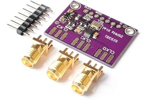 ICQUANZX CJMCU-5351 Si5351A Si5351 I2C 25MHZ Controller Clock Generator Breakout Board da 8KHz a 160MHz 3-5VDC per Arduino
