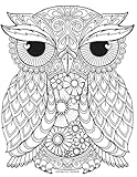 Image de Coloring Cover Notebook (Heart Owl | Wide Ruled): Notebook for note taking, writing, research, and journaling with coloring design on cover for ... re