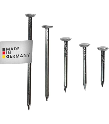 Chiodi In Nylon E Acciaio Inox 50 Chiodi/Perni A Testa Poli In UPVC Marrone - Fusto In Acciaio Inox A4, Lunghezza 40mm, Per Fissaggi Leggeri Chiodi A Testa Poli 40mm - Foto 7