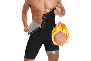 Weyot Saunaanzüge, Schwitzhose Zum Abnehmen Herren, Sauna Shorts Herren, Kompressionsleggins Sport, Laufen, Yoga, Training