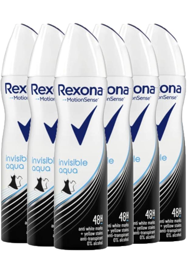 Rexona Women MotionSense Invisible Aqua – 48h Anti-Transpirant Spray, 150 Ml Für Langanhaltenden Schutz
