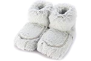 INTELEX INUC5 Warmies microwavable French Lavender Scented Gray Marshmallow Boots