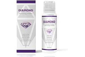 TBeautfave Diamond Painting Sealer, Anti-Shedding & Enhance Brightness 5D Diamond Painting Glue Fast Drying DIY Tool Diamond Art Glue, Permanent Shine Effect for Diamond Painting & Puzzle Glue (1 PCS)