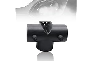 CRESBEL 75 mm, accessorio per riscaldamento a pavimento, tipo T, presa d'aria a tre vie, accessorio per scaldabagno diesel a tre vie, connettore a canale tipo T, per scaldabagno a 3 vie, in ignifugo per