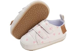 YloveM Baby Boys Girls Sneakers First Walking Shoes Infant Toddler Anti-Slip Sole Shoes Outdoor Sport Newborn Crib Shoes