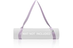 Slim Panda Cinghia Tappetino Yoga in 100% Cotone, Cinghia Stretching Gambe, Porta tappetino yoga regolabile(Tappetino Yoga Non Incluso)