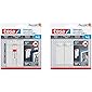 tesa 77777-00000-00 Tapete & Putz bis 2kg Verstellbarer Klebenagel / 2 x 2 kg Halteleistung, Weiß, 2 kg, 2 Stück & 77773…