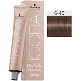 Schwarzkopf Igora Royal Sa&ccedil; Boyası 60ml-No - 6.46 &Ccedil;ıplak Tonlar