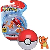 Bandai- Pokémon-Poké Ball & sa Figurine 5 cm Salamèche, WT97644