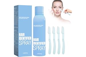AUYUIIY Hair Identifier Spray for Face Shaving, 2024 New Face Hair Identifier Spray for Dermaplaning, Dermaplaning Spray to Show Facial Hair Identifier Spray for Dermaplaning, Face Shaving Powder Spray (1pc)