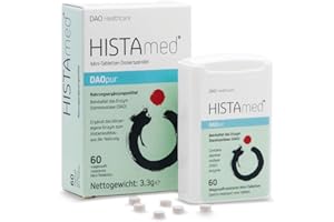 ‎HISTAMED HISTAmed® DAOpur - Nahrungsergänzungsmittel - Spender mit 60 magensaftresistenten Minitabletten - mit DAO-Enzym