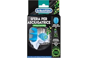 DR. BECKMANN Dr.Beckmann Sfera per asciugatrice | Per un bucato fresco | Riempibile con il Profuma Biancheria | Riduce i tempi per l'asciugatura | 50 ml