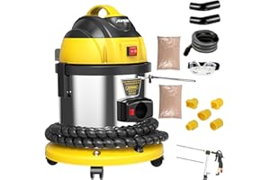 AUTOOL HTS558 Sabbiatrice di Noce, Macchina per la Pulizia della valvola di aspirazione del Motore dell'auto, detergente per depositi di Carbonio del Motore in Sabbia di Noce 220 V (Standard EU)