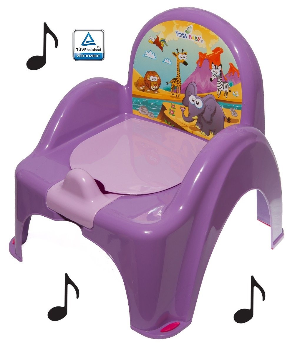 Pot de toilette musical pour bébé enfant fauteuil chaise thème animaux
