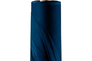 Filumi Velvet Fabric 118Inch (300cm) Wide Dark Blue 2m Length by The metre for Sewing for Dressmaking Material for Curtains Blinds Garments Cushions Upholstery Furniture Covers