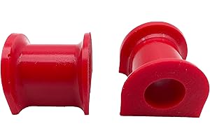 PSB PROBLEM SOLVING BUSHINGS WWW.PSBUSHINGS.COM PSB Bushings - Front Anti Roll Bar - 22mm ID Polyurethane Bushing Kit - Compatible With VW T5/T6/T6.1 Transporter 2003 - 2023, red