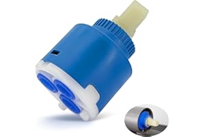 KUNXING Wasserhahn Kartusche für Blanco Kartusche - Ø 35mm Kartusche Wasserhahn für Blanco Spüle Zubehör, Keramik Kartusche für Blanco Linus, Ersatzkartusche für Blanco 121894 für Mischbatterie, Duscharmatur