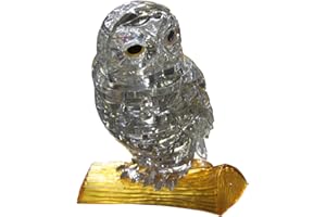 HCM Kinzel 59157 3D Crystal Puzzle sowa 42 części, kolorowe