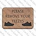 Produktbild DUACHUAC Entfernen Sie Bitte Ihre yeezys Vintage 39,9 x 59,9 cm saugfähig Rutschfeste Boden Teppich Schuh Teppich