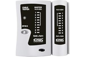 NANO CABLE Nanocable 10.31.0301 - Testeur Automatique pour câbles RJ11/RJ12/RJ45