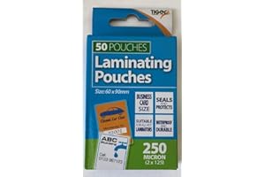 FUNNGO Business Card Size Laminating Pouches Pack of 50